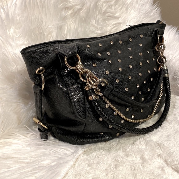 Charming Charlie Gwen rhinestone studded shoulder bag - Picture 3 of 16